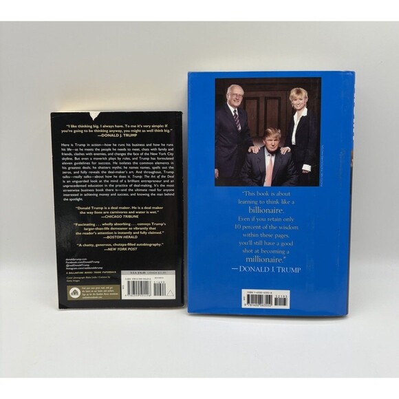 TRUMP Think Like A Billionaire & The Art Of The Deal Books - Picture 2 of 13